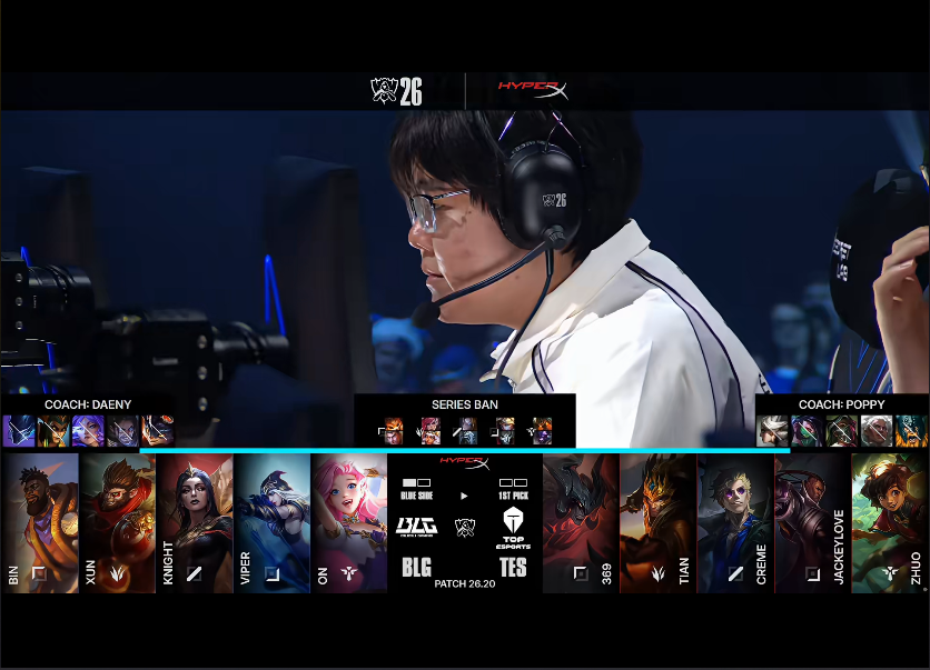 黄金城集团 BLG VS TES
